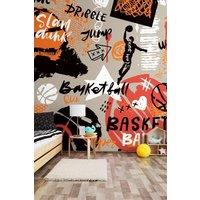 Graffiti Basketball Wall Mural