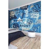 Graffiti Basketball Wall Mural