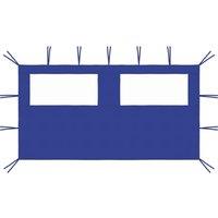 Berkfield Home Gazebo Sidewall with Windows 4x2 m Blue