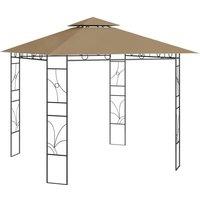 Berkfield Home Gazebo 3x3x2.7 m Taupe 160 g/m in Beige