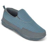 Pegasus Men's Lightweight Mesh Slip-on Comfort Trainers in Grey | Size: 9