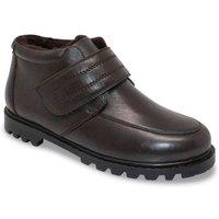 Chums Men's Leather Touch Fasten Boot in Brown | Size: 10