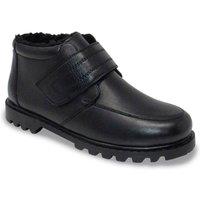 Chums Men's Leather Touch Fasten Boot in Black | Size: 9
