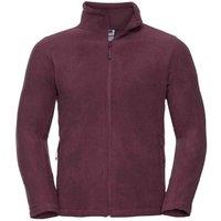 Russell Men's Outdoor Fleece Jacket in Burgundy | Size: Large
