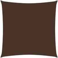 Sunshade Sail Oxford Fabric Square 6x6 m Brown