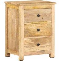 Bedside Cabinet 45x35x60 cm Solid Mango Wood