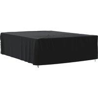 Garden Furniture Cover Black 350x260x90cm 420D Oxford