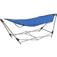 Hammock with Foldable Stand Blue