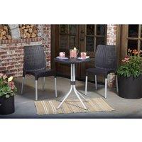 Keter Bistro Set Chelsea Graphite 223562