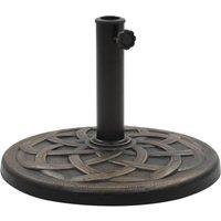 Parasol Base Round Polyresin 19 kg Bronze