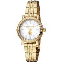 Analog Watch for Women with Stainless Steel Band, Water Resistant, RC5L019M0075, Gold-White