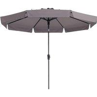 Madison Parasol Flores Luxe 300 cm Round Taupe