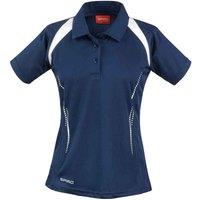 Spiro Women's Team Spirit Polo Shirt in Navy | Size: 14
