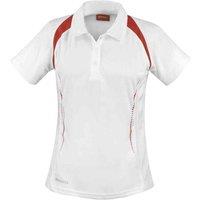 Spiro Women's Team Spirit Polo Shirt in White | Size: 12