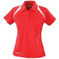 Spiro Women's Team Spirit Polo Shirt in Red | Size: 12