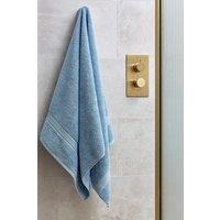 CHRISTY 'Serene' Pastel 100% Combed Cotton Towels in Blue | Size: Bath Sheet