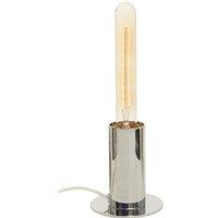 Orsina Mettalic Finish Table Lamp, Lamp for Table Living Room in Silver