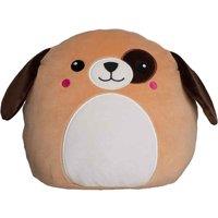 Mumbles Squidgy Dog Plush Toy in Brown