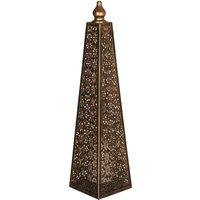 Luxform Battery Luxor Style Pyramid Lamp in Bronze