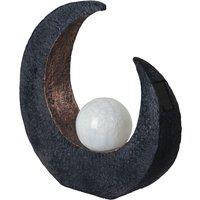 Luxform Sunrise Solar Powered Garden Ornament in Black