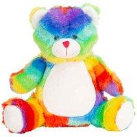 Mumbles Zipped Rainbow Bear Plush Toy