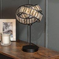 ValueLights Hudson Jewel Twist Table Lamp in Natural