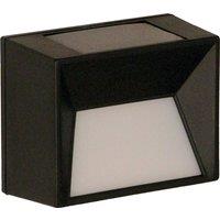 Luxform Skye Intelligent Solar LED Wall Light in Black