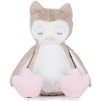 Mumbles Owl Plush Toy in Light Brown
