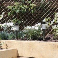 Luxform Pack Of 2 Rennes Solar light in Dark Grey
