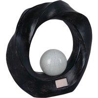 Luxform Crescent Solar Powered Garden Ornament in Black