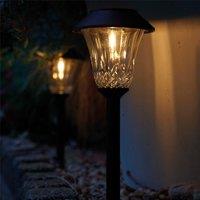 Luxform St Tropez Solar light 4Pk in Black