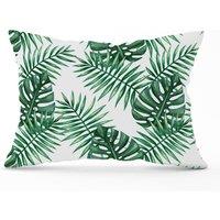 Warren Reed - Designer Watercolour Tropical Leaves Cushions in Green | Size: 60 cm x 60 cm