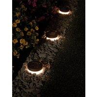 Luxform Avignon Solar Ground Light in Black