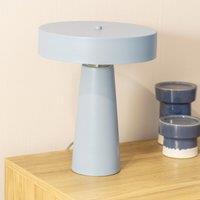 ValueLights Remi Blue Metal Table Lamp