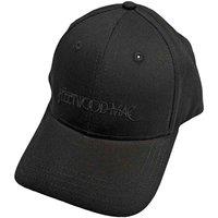 Fleetwood Mac Text Band Logo Baseball Cap in Black