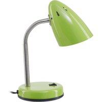 Orsina Red Table Lamp for Work Desk, Desk Lamp with Conical Lamp Head, Long Lasting Iron Bedside Lamp in Green
