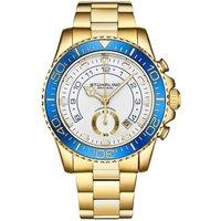 Brigadier Quartz Chronograph 42mm Diver watch with Stainless Steel Link Bracelet