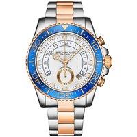 Brigadier Quartz Chronograph 42mm Diver watch with Stainless Steel Link Bracelet