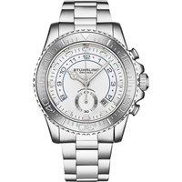Brigadier Quartz Chronograph 42mm Diver watch with Stainless Steel Link Bracelet