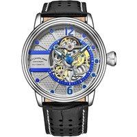 Prospero Automatic 44mm Skeleton Watch with leather Band