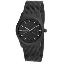 Agers Date Sub-Dial Watch, IP Case & Mesh Bracelet