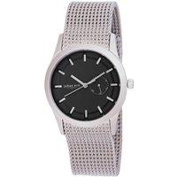 Agers Date Sub-Dial Watch, IP Case & Mesh Bracelet