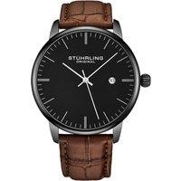 Rasa Men's Classic Quartz Date Watch with Leather Strap