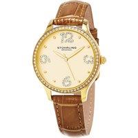 Chic Quartz 36mm Fashion Watch with Leather Band