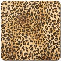 Warren Reed - Designer Wild Animal Pattern Coasters - Set of 4 in Brown