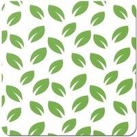 Warren Reed - Designer Leaves Pattern Coasters - Set of 4 in Green