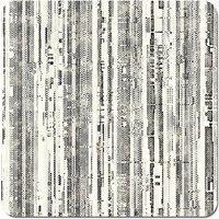 Warren Reed - Designer Washed Out Canvas Pattern Coasters - Set of 4 in Grey