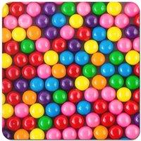 Warren Reed - Designer Brightly Colored Gum Balls Coasters - Set of 4 in Pink