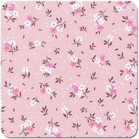 Warren Reed - Designer Pretty Pink Flower Pattern Coasters - Set of 4