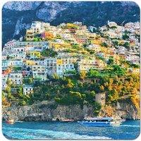 Warren Reed - Designer Positano, Amalfi Coast Coasters - Set of 4 in Green